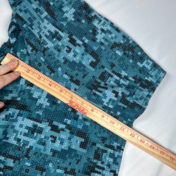 Ideology Boys Medium Pants Pixelated Camo Sweatpants Active Blue Black Warm NWT - Picture 8 of 9